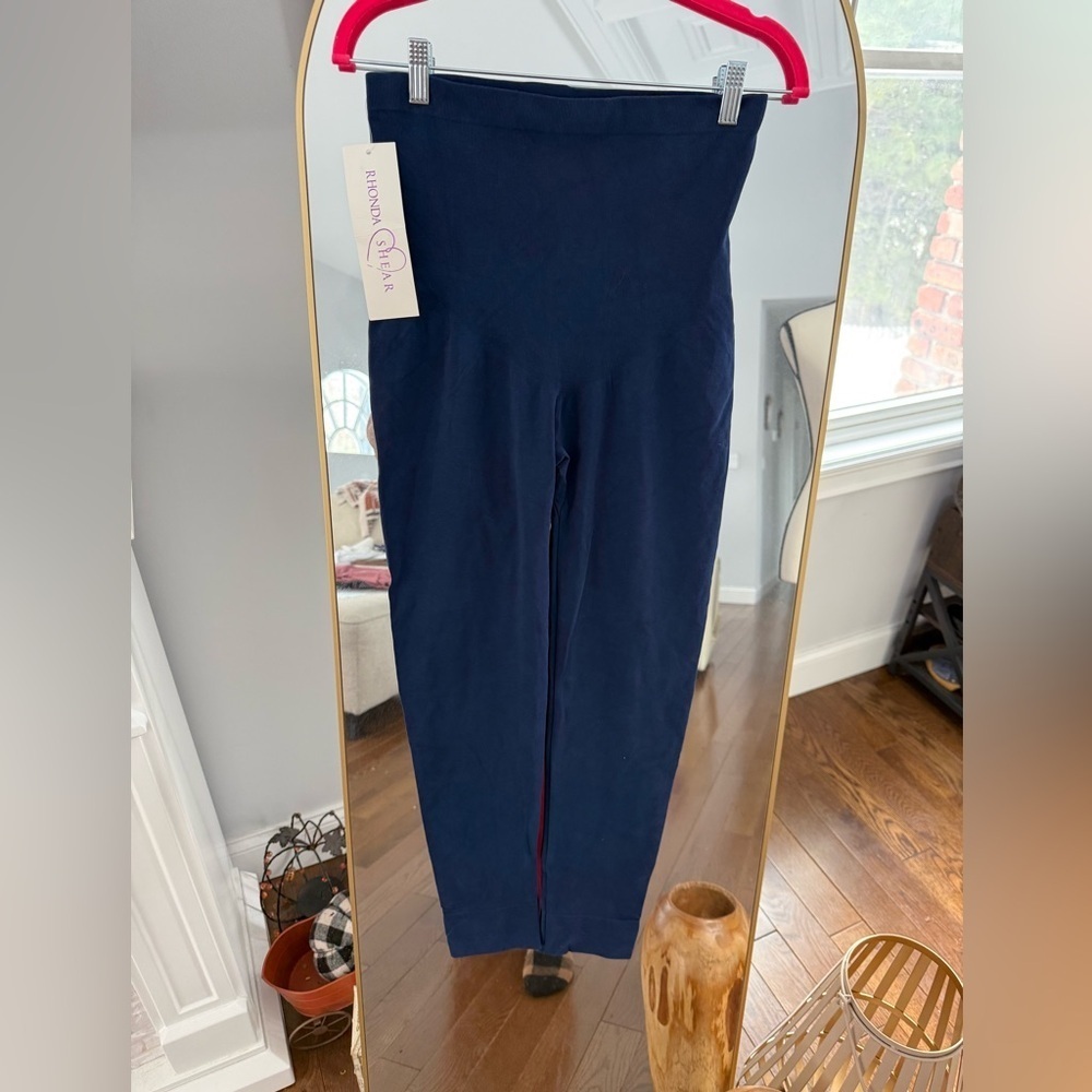 Rhonda Shear Deep Blue leggings size 3x New W Tags